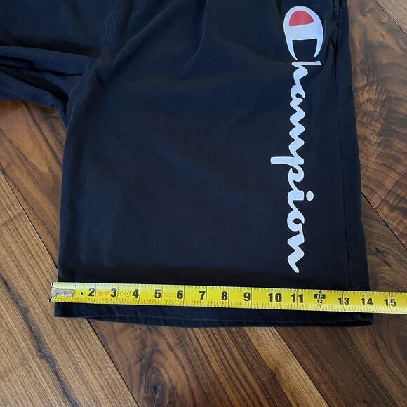 Champion Mens Spellout Logo Athletic Shorts Black Size 2XL - Picture 10 of 10